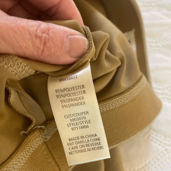 Max Studio Tan Faux Suede Leggings Size M - Picture 12 of 13